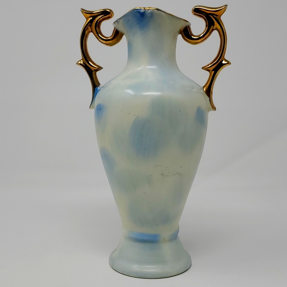 Vintage Hand Painted Vase #C2144 9-Inch - Picture 2 of 5